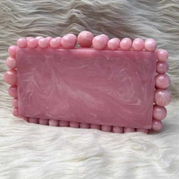 New Design Handmade Resin Clothe Hand Bag with Customized Color and Design Women's Clutches for Wedding Home Party