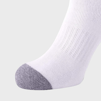 Chaussettes de Football athlétiques pour hommes de haute qualité automne Style tricoté Logo brodé Technique d'impression numérique bleu blanc rose