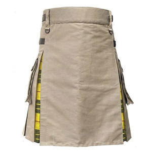 Kilt écossais hybride kaki pour homme, motif MacLeod of Lewis, kilt utilitaire moderne et tendance, taille 28-62 - Product Image 3