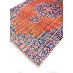 Alfombras de Lana Anudadas a Mano de Gran Tamaño, Diseño de Medallón Rojo y Naranja, para Sala de Estar o Pasillo - Pae-2675 - Product Image 2