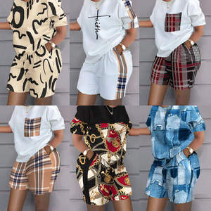 Moda hombre Casual verano Pantalones cortos conjuntos algodón manga corta Camiseta pantalones cortos Hombre gimnasio chándal conjunto - Product Image 4