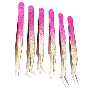 Pince à épiler professionnelle en acier inoxydable pour extension de cils sourcils points noirs faciaux - Product Image 1