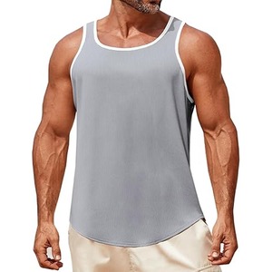 Breathable Men Mesh Loose Sleeveless Tank <b>Top</b> Gym Fitness Workout tank <b>Tops</b> for Men - Product Image 1