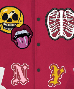 Vestes universitaires pour hommes et femmes, automne, hiver, printemps, rétro, sans col, devant décontracté, streetwear, confortable, chaud, tendance 2025 - Product Image 4