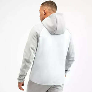 Chándal personalizado para hombre, chándal en blanco 100% Premium Cotton Pullover Jogging Hoodies y conjuntos de pantalones de chándal para hombre - Product Image 2