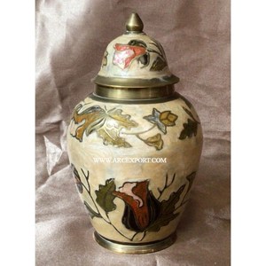 Decorative Ginger <b>Jars</b> <b>Spice</b> Storage <b>Jars</b> and Pots Kitchenware Usage Premium Quality Metal Gold Color Shiny Ginger <b>Jar</b> Supply - Product Image 6