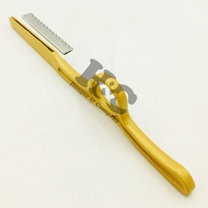 Straight Handle Barber <b>Razors</b> Plastic Color Full Handle Changeable Blade <b>Razor</b> Salon Stainless Steel Top Private Logo Accept - Product Image 3