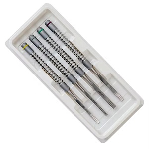 Juego de 4 piezas de cinceles dentales manuales de acero inoxidable de alta calidad KANEKA para uso profesional en cirugía ósea - Product Image 5