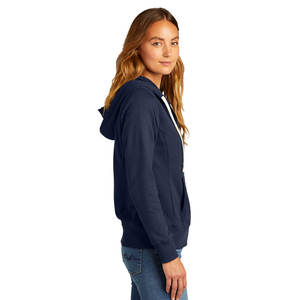 Mujeres sueltas impreso cordón cremallera gimnasio sudaderas térmicas - Product Image 5