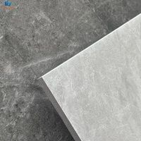 Carrelage mural et de sol en céramique gris clair mat 600x600 R10 antidérapant, effet marbre, pour villa, prix usine