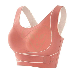 Soutien-gorge de course athlétique élastique avec logo personnalisé pour femmes vêtements de sport de gymnastique respirants et écologiques vêtements de haut ensembles de fitness unis - Product Image 6