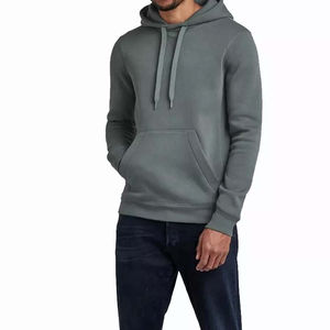 Vente en gros Oem Logo personnalisé broderie acide lavage polaire 100% coton respirant sweat à capuche hiver thermique vêtements pour hommes - Product Image 4