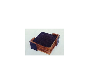 Luxury Leather Coasters <b>Dinning</b> <b>Table</b> Decor Office Restaurants Design Amazing Quality Best Price India Manufacture - Product Image 1