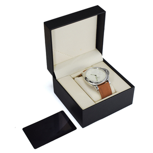 Luxury Fashion Business GFL-H1014 Custom Own Brand Quartz <b>Watches</b> Stainless steel <b>case</b> Japan movement top-grain leather strap - Product Image 5