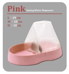 689 distributeur d'eau rose-printemps bol d'eau pour hamster bol pour animaux de compagnie bol d'eau en plastique - Product Image 2