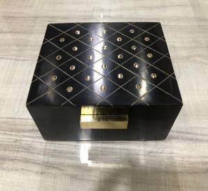 กล่องไม้สไตล์อินเดียสำหรับตกแต่งบ้านทำจากเหล็กใช้ตกแต่งบ้านทำจากวัสดุที่แตกต่างจากที่นี่ - Product Image 4