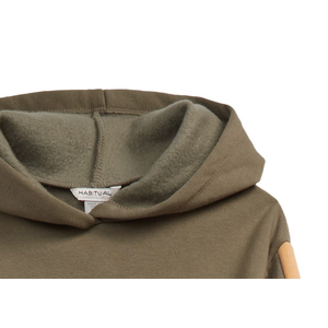 Set Felpa con Cappuccio e Pantaloni in Pile Verde Oliva per Bambina, 2 Pezzi, Abbigliamento per Bambine Taglia 3T - Product Image 2