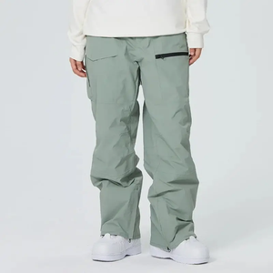Pantalones de Esquí de Alta Calidad con Cierre y Estilo Cargo, Pierna Ancha Holgada con Ajuste Personalizable, Ropa Urbana y para la Nieve - Product Image 1