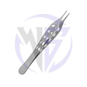 Pinzas Adson de 4 3/4 Pulgadas con Mango Fenestrado y Dentado, Acero Inoxidable Quirúrgico, Fabricantes Líderes Wenquar - Product Image 1