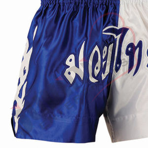 กางเกงขาสั้นเอวสูงรัดรูป ระบายอากาศได้ดี ผลิตจากโพลีเอสเตอร์ 100% สำหรับฝึกมวยไทย ปี 2025 รับสกรีนโลโก้ กางเกงมวยไทย - Product Image 4