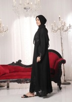 Abaya Musulmana para Mujer, Cobertura Completa, Informal, Transpirable, Ligera, para Todas las Temporadas, Tallas Grandes, Servicios OEM, Alta Calidad