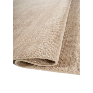 พรมขนสัตว์ถักมือสีเบจและสีน้ำตาล รุ่น AKWL-2041 รูปทรงสี่เหลี่ยมผืนผ้า พรมปูพื้นปอกระเจาสำหรับตกแต่งบ้าน ห้องนั่งเล่น และทางเดิน - Product Image 2