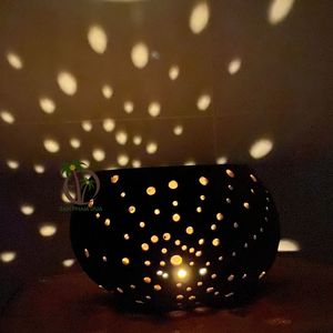 Lampe en coque de noix de coco écologique de haute qualité, décoration naturelle pour la maison en provenance du Vietnam, prix bas pour un monde soucieux de l'environnement - Product Image 2