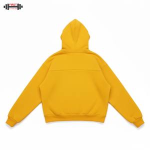 Sudadera con capucha de invierno de lujo Premium 300gsm algodón personalizado de alta calidad peso pesado en blanco liso Unisex a prueba de viento transpirable - Product Image 2