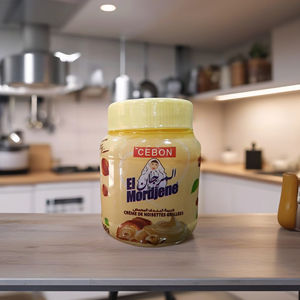 Crema de Avellanas CEBON El Mordjene al por Mayor, 700g, Frasco de Vidrio, Calidad Premium de Argelia, Sin Gluten, Sin Colorantes Artificiales - Product Image 1