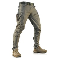 Personnalisable unisexe hommes grande taille en nylon extérieur tactique décontracté coupe-vent tissé pantalon respirant imperméable plat avant hiver
