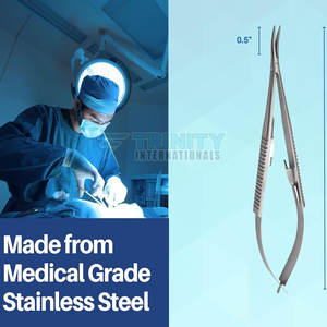 Portaagujas Castroviejo de primera calidad 140mm El mejor material Portaagujas Castroviejo 140mm - Product Image 5