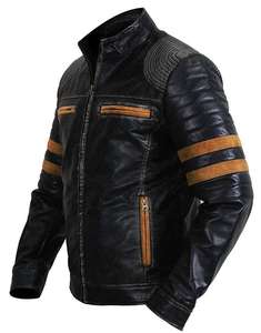 Chaqueta universitaria de Cuero 100% personalizada de talla grande, transpirable e impermeable para uso en exteriores con logotipo de tamaño de Color personalizado, abrigo OEM - Product Image 1