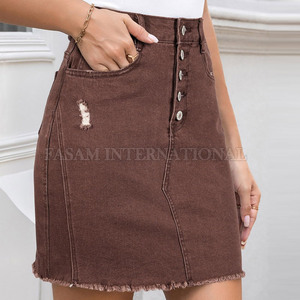 Faldas Vaqueras para Mujer Hechas en Pakistán, Estilo Único, Personaliza Tu Propio Diseño, Faldas Vaqueras de Algodón - Product Image 3