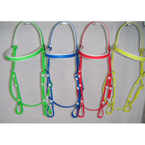 Bride PVC équitation bride en cuir pur durable vente en gros de bonne qualité bride de course de chevaux en cuir pur - Product Image 3