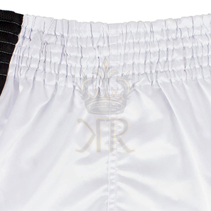 กางเกง MMA ผ้าโพลีเอสเตอร์สำหรับฝึกซ้อมมวยไทยกางเกงขาสั้นสำหรับชกมวย MMA สำหรับต่อสู้กางเกงกีฬาต่อสู้แบบรับจ้างผลิต100% ล่าสุด - Product Image 6