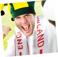 Écharpes sublimées personnalisées vêtements de cou de sport écharpe cadeaux football jeu de rugby écharpe de football pour hommes femmes enfants