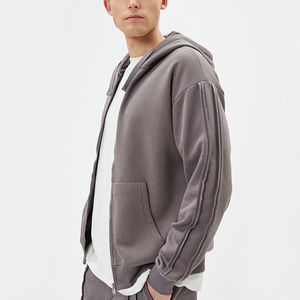 Nuevo Conjunto Deportivo de Invierno, Sudadera con Capucha y Cremallera, Hombros Caídos, Pantalones Deportivos Ajustados, Estilo Urbano, Cómodo para Hacer Ejercicio - Product Image 2