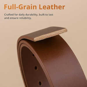 Ceinture classique en cuir de vache - Product Image 3