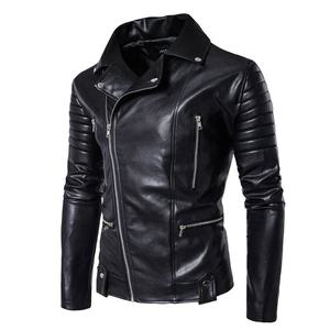 2025 chaqueta de cuero de piel de oveja para hombre hecha a medida para exteriores, abrigo de invierno transpirable para motocicleta, chaqueta de cuero de tendencia cruda con relleno - Product Image 2