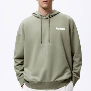 Diseño personalizado Algodón Poliéster Hecho Hombres Basics Sudaderas con capucha de gran tamaño Peso ligero Sudaderas con capucha de alta calidad para hombres - Product Image 3