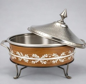 Casserole en acier inoxydable de luxe, fabriquée à la main en Inde, isolée, écologique, options personnalisables pour un usage domestique ou commercial - Product Image 5