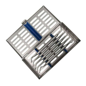 Instrumento quirúrgico de implante óseo médico, elevador de seno Dental, juego de 5 piezas, puntos de soldadura con mango sólido, acero inoxidable, doble extremo - Product Image 3