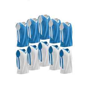 Maillot de basket-ball personnalisé unisexe grande taille à col rond sans manches vêtements de sport pour adultes pour l'entraînement - Product Image 6