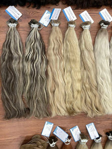 Tendance chaude 100% couleur vietnamienne I pointe Extensions de cheveux de haute qualité Super brillant soyeux pas d'enchevêtrement grand en Stock - Product Image 5