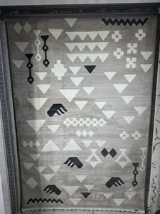 พรมสีทองสำหรับร้านค้าพรมผ้าฝ้ายเป็นมิตรต่อสิ่งแวดล้อมปรับแต่งได้สไตล์วินเทจสไตล์ตุรกี - Product Image 5