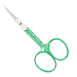 Nouveauté 2026, qualité supérieure, produit dernier cri, ciseaux à cuticules antidérapants à longue lame avec poignée verte - Product Image 1