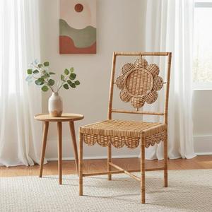 Meubles en rotin écologiques et résistants aux intempéries, conception légère, construction durable pour les salons intérieurs et extérieurs de villas - Product Image 2