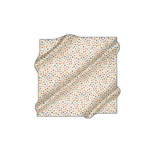 Vintage Leopard Print Silk Crepe Scarf-Luxury Beige Square - Product Image 1