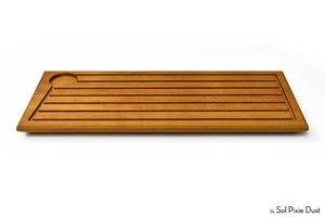 เขียงไม้สี่เหลี่ยม & จานเสิร์ฟ-ทนทานและยั่งยืน - Product Image 3