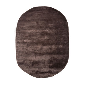 พรมวิสโคสสีน้ำตาลเบจ Cera แบบทอมือ รุ่น TPV-5004 รูปทรงสี่เหลี่ยมผืนผ้า สำหรับห้องนั่งเล่น ใช้ในบ้าน สีพื้น สำหรับทางเดิน - Product Image 1